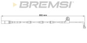 WI0640 Výstrażný kontakt opotrebenia brzdového oblożenia BREMSI