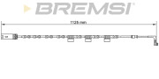 WI0646 Výstrażný kontakt opotrebenia brzdového oblożenia BREMSI