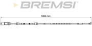 WI0677 Výstrażný kontakt opotrebenia brzdového oblożenia BREMSI