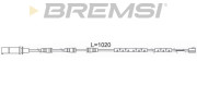WI0686 Výstrażný kontakt opotrebenia brzdového oblożenia BREMSI