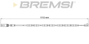 WI0691 Výstrażný kontakt opotrebenia brzdového oblożenia BREMSI