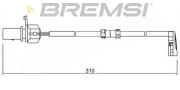 WI0727 Výstrażný kontakt opotrebenia brzdového oblożenia BREMSI