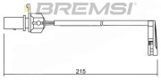 WI0734 Výstrażný kontakt opotrebenia brzdového oblożenia BREMSI