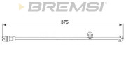 WI0744 Výstrażný kontakt opotrebenia brzdového oblożenia BREMSI