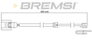 WI0793 Výstrażný kontakt opotrebenia brzdového oblożenia BREMSI