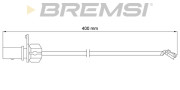 WI0921 Výstrażný kontakt opotrebenia brzdového oblożenia BREMSI