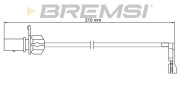 WI0954 Výstrażný kontakt opotrebenia brzdového oblożenia BREMSI