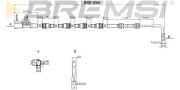 WI0978 Výstrażný kontakt opotrebenia brzdového oblożenia BREMSI