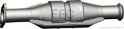 RE6002T Katalyzátor Type Approved EEC