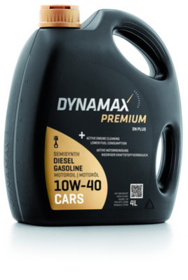 502648 DYNAMAX PREMIUM SN PLUS 10W40, polosyntetický motorový olej 4 l 502648 DYNAMAX