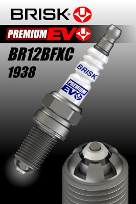 1938 zapalovací svíčka BR12BFXC řada Premium EVO , BRISK - Česká Republika 1938 BRISK