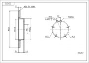 224 212 Brzdový kotúč HART