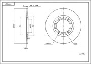 227 982 Brzdový kotúč HART