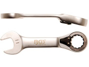 1030711 Očkoplochý klíč 11 mm s ráčnou BGS1030711, extra krátký BGS