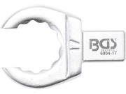 106904-17 Otevřený očkový klíč 16 mm BGS106904-17 Nástrčný s upínáním 9 x 12 mm BGS