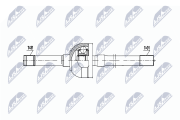 NPW-NS-154 Hnací hriadeľ NTY