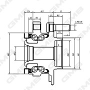 GH33130M Lożisko kolesa - opravná sada GMB