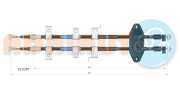 22.0287 żażné lanko parkovacej brzdy ADRIAUTO