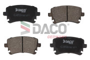 320210 Sada brzdových platničiek kotúčovej brzdy DACO Germany