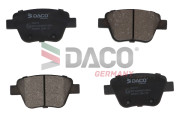 320213 Sada brzdových platničiek kotúčovej brzdy DACO Germany