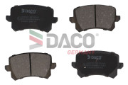 320232 Sada brzdových platničiek kotúčovej brzdy DACO Germany