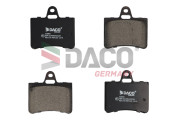 320601 Sada brzdových platničiek kotúčovej brzdy DACO Germany