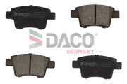 320628 Sada brzdových platničiek kotúčovej brzdy DACO Germany