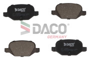 320911 Sada brzdových platničiek kotúčovej brzdy DACO Germany
