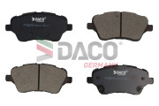 321002 Sada brzdových platničiek kotúčovej brzdy DACO Germany