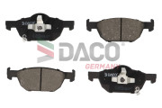 321204 Sada brzdových platničiek kotúčovej brzdy DACO Germany