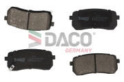 321724 Sada brzdových platničiek kotúčovej brzdy DACO Germany