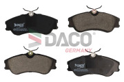 321937 Sada brzdových platničiek kotúčovej brzdy DACO Germany
