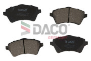322012 Sada brzdových platničiek kotúčovej brzdy DACO Germany
