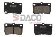 322015 Sada brzdových platničiek kotúčovej brzdy DACO Germany