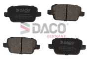 322019 Sada brzdových platničiek kotúčovej brzdy DACO Germany