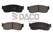 322207 Sada brzdových platničiek kotúčovej brzdy DACO Germany