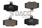 322221 Sada brzdových platničiek kotúčovej brzdy DACO Germany