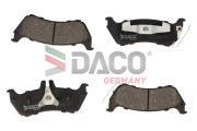 322341 Sada brzdových platničiek kotúčovej brzdy DACO Germany