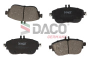 322346 Sada brzdových platničiek kotúčovej brzdy DACO Germany