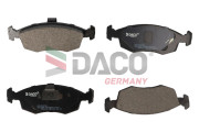 322362 Sada brzdových platničiek kotúčovej brzdy DACO Germany