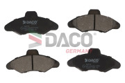 322518 Sada brzdových platničiek kotúčovej brzdy DACO Germany