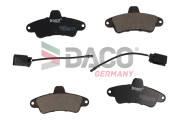 322520 Sada brzdových platničiek kotúčovej brzdy DACO Germany
