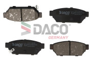 322523 Sada brzdových platničiek kotúčovej brzdy DACO Germany