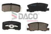 322536 Sada brzdových platničiek kotúčovej brzdy DACO Germany