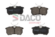 322550 Sada brzdových destiček, kotoučová brzda DACO Germany