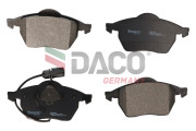 322555 Sada brzdových platničiek kotúčovej brzdy DACO Germany