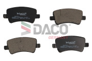 322571 Sada brzdových platničiek kotúčovej brzdy DACO Germany