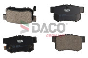 322635 Sada brzdových platničiek kotúčovej brzdy DACO Germany