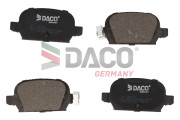 322710 Sada brzdových platničiek kotúčovej brzdy DACO Germany