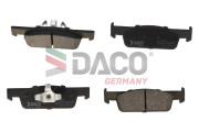 323032 Sada brzdových platničiek kotúčovej brzdy DACO Germany